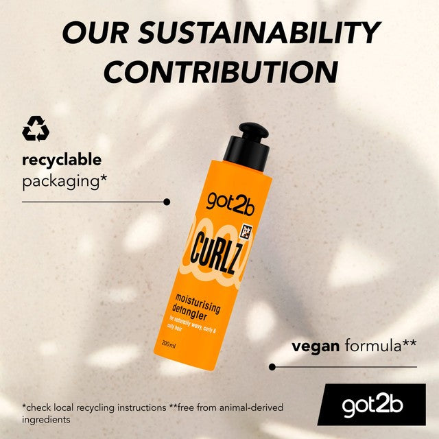 Got2b Curlz Moisturising Detangler 200ml (British brand)