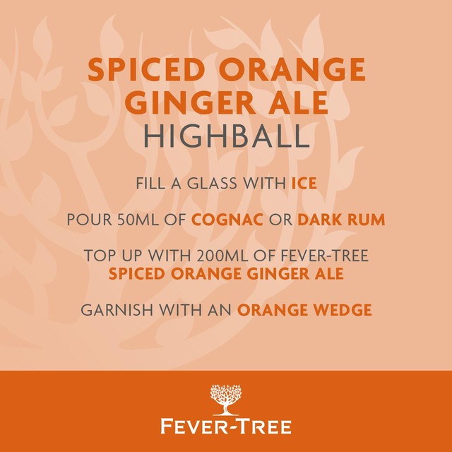 Fever-Tree light spiced orange ginger ale 500ml - British product