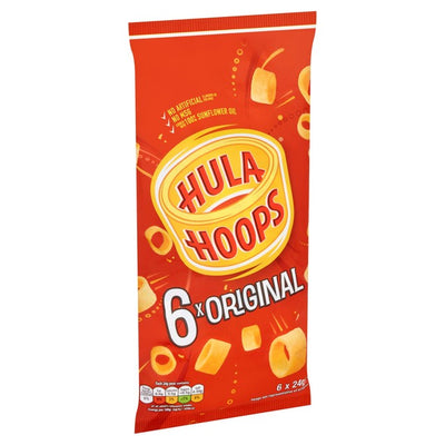 M&S Hula Hoops Original Multipack Crisps 6 x 24g - اشترِ عبر الإنترنت من McGrocer