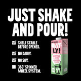 Oatly strawberry matcha latte oat drink - British product