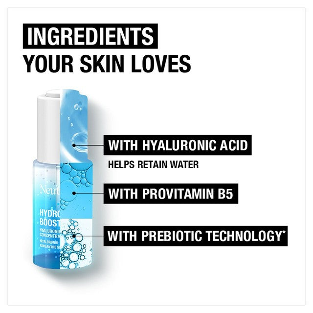 Neutrogena Hydro Boost Hyaluronic Acid Concentrated Serum 15ml, imported from the UK