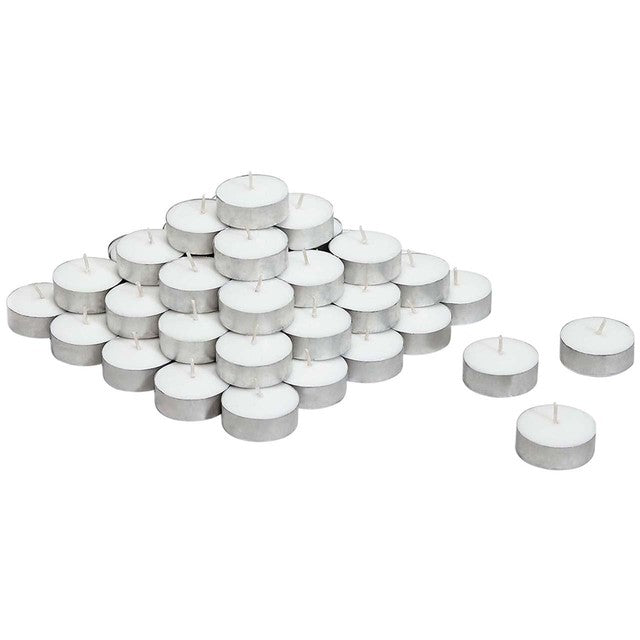 M&S unscented tea lights 100 pack, imported from the UK