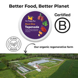 The Happy Pear black olive tapenade with capers 135g (British brand)