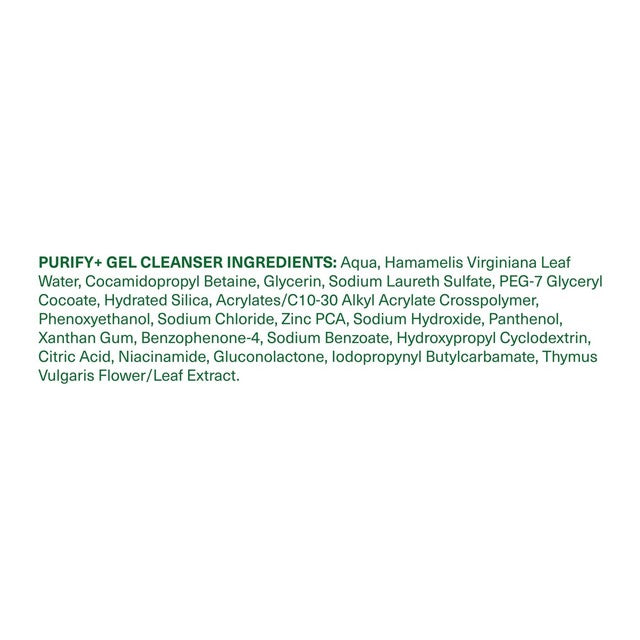 Simple Purify+ Gel Cleanser 240ml (British brand)