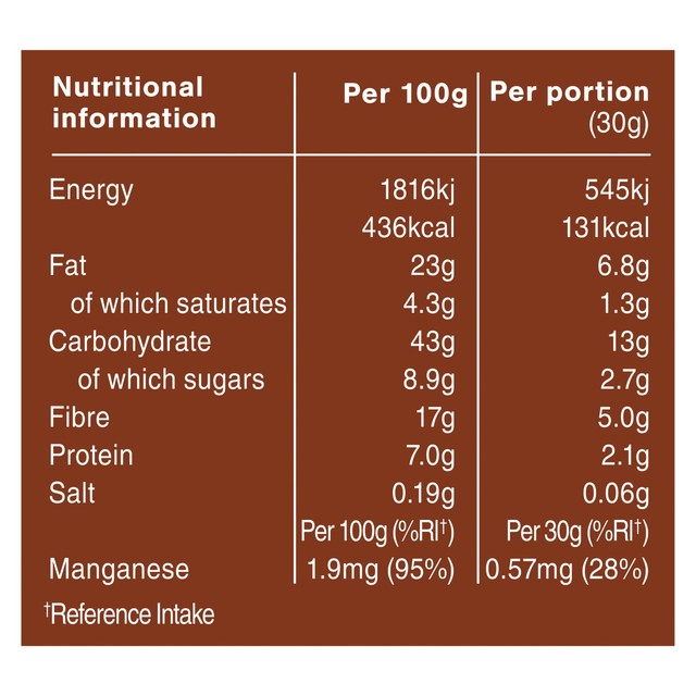 Graze Cocoa Orange flapjack bars 4x30g, UK version