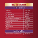 Seven Seas Jointcare Max joint care supplement 60 capsules and tablets (British brand)