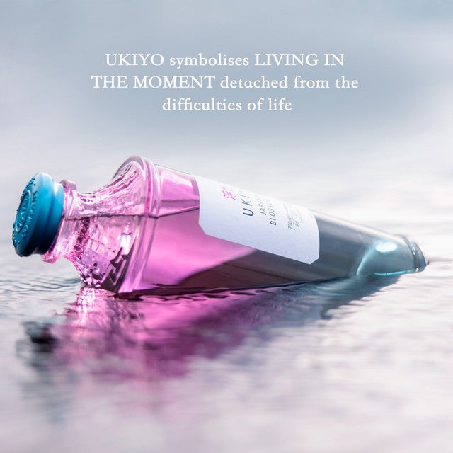 Ukiyo Japanese Blossom Gin 70cl (British brand)
