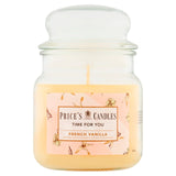 Price's French Vanilla jar candle 340g, imported from the UK