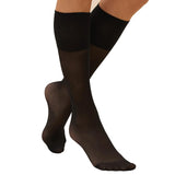 M&S Autograph 10 denier ladder-resist knee-high socks in black, imported from the UK