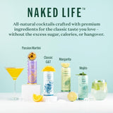 Naked Life Mojito Spritz non-alcoholic cocktail 4 x 250ml, imported from the UK