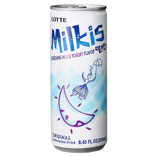 Lotte Milkis original flavour carbonated drink, UK version