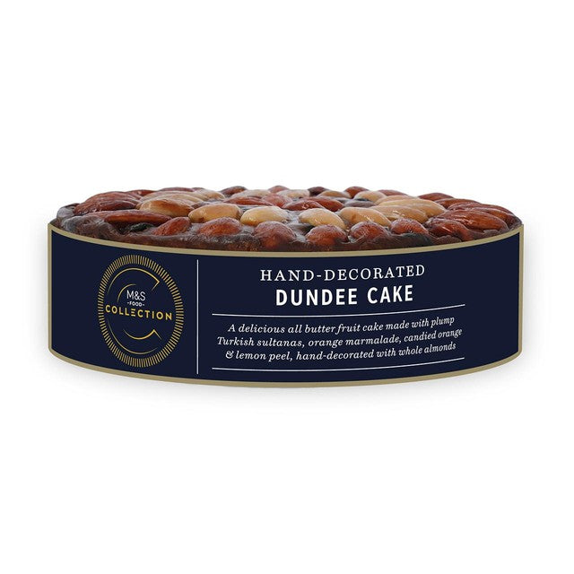 M&S Dundee Cake 815g, imported from the UK