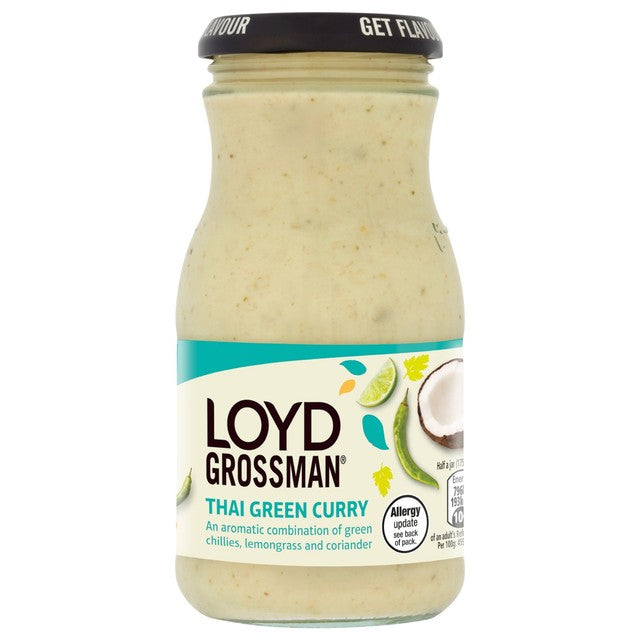 Loyd Grossman Thai green curry sauce 350g, UK version