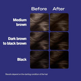 Schwarzkopf Bittersweet Chocolate 89 Brown permanent hair dye 143ml (British brand)