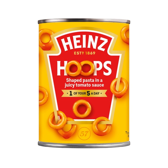 Heinz Spaghetti Hoops in tomato sauce 400g, UK version