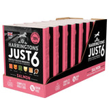 Harringtons Just 6 Salmon wet dog food 8 x 380g, UK version