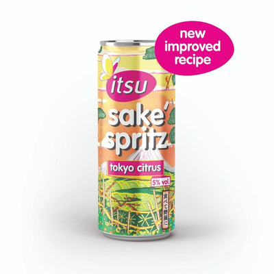 M&S Itsu Tokyo Citrus Sake Spritz Canned Cocktail 250ml- Buy online at McGrocer