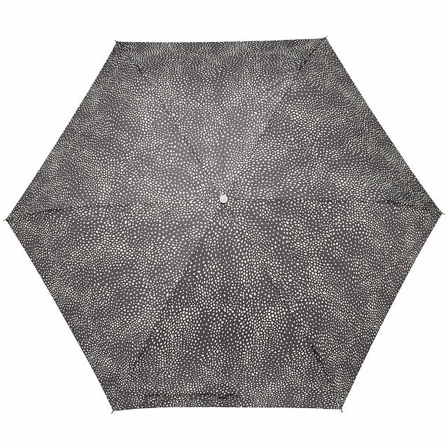 M&S polka dot compact umbrella black mix, imported from the UK