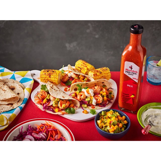 Nando's Peri-Peri Hot Sauce 500g, imported from the UK