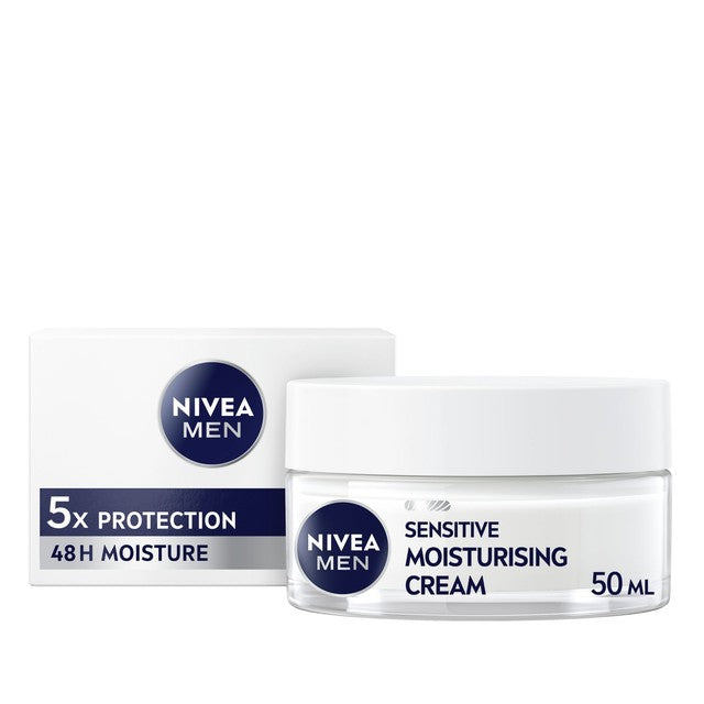 NIVEA Sensitive Moisturiser 50ml, imported from the UK