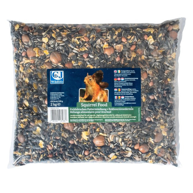 CJ Wildlife squirrel food mix imported from the UK