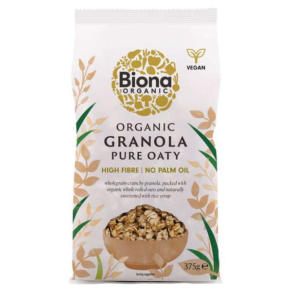 Organic Wholegrain Oats Granola with Rice Syrup 375g