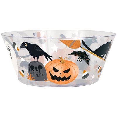 Einzigartige Party Fledermäuse & Geister Halloween Kunststoff Snackschale 10 Zoll