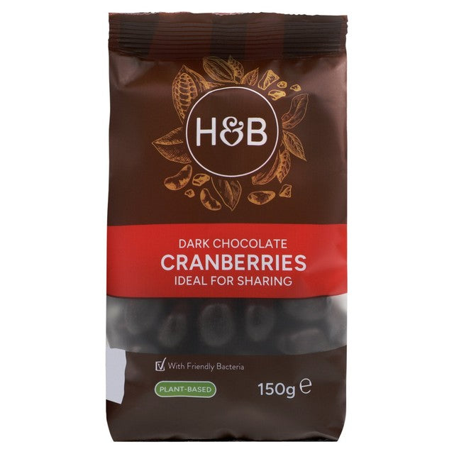 Holland & Barrett dark chocolate coated cranberries 150g, UK version