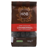 Holland & Barrett dark chocolate coated cranberries 150g, UK version