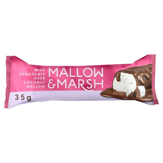 Mallow & Marsh coconut marshmallow bar 35g, imported from the UK