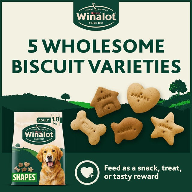 Winalot Shapes dog biscuits 1.8kg (British brand)