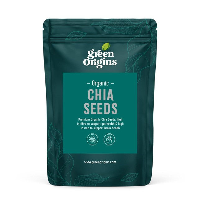 Green Origins organic raw chia seeds 300g, UK version
