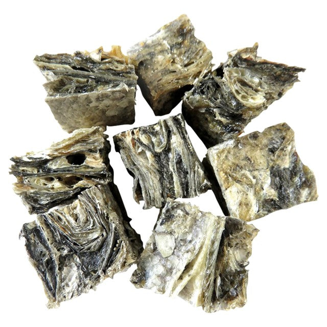 Woofs cod cubes dog treats 100g with 100% natural MSC fish (British brand)