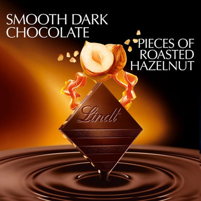 M&S Lindt Excellence Karamellisert Hasselnøtt Mørk sjokoladeplate 100g- Kjøp online hos McGrocer
