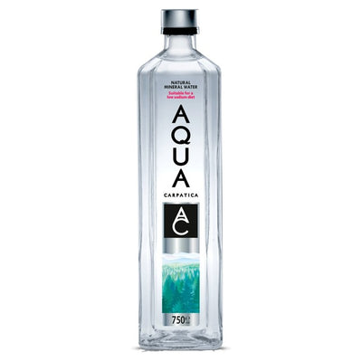 M&S Aqua Carpatica Naturlig Mineralvann uten kullsyre Lavt Natriuminnhold & Nitrater 6 x 750ml- Kjøp online hos McGrocer