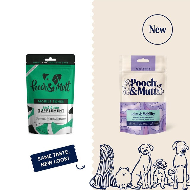 Pooch & Mutt dog joint supplement 200g, imported from the UK