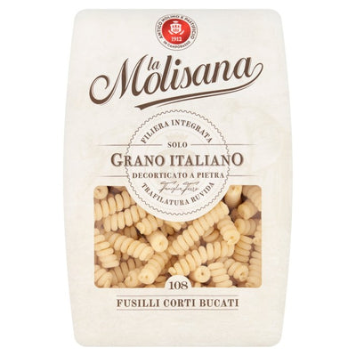 La Molisana Fusilli Corti Bucati Pasta nr. 108 Tørket Pasta 500g
