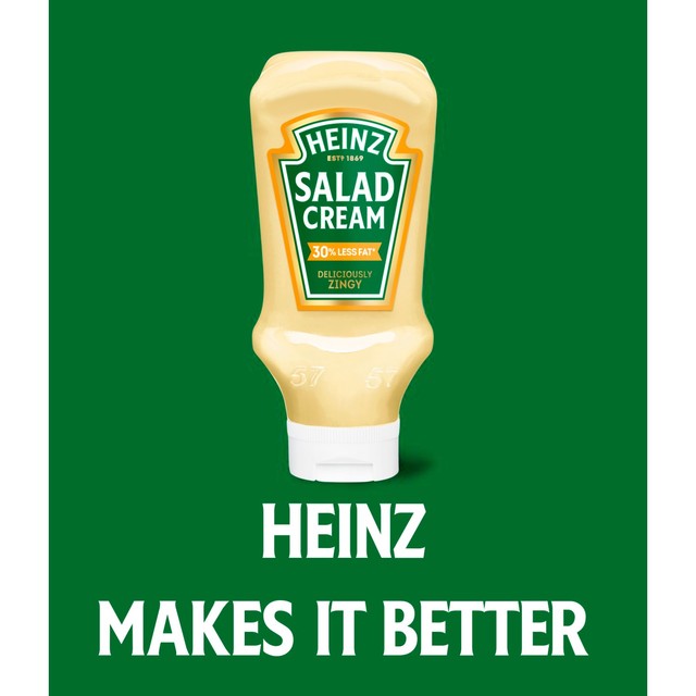 Heinz Light Salad Cream 30% Less Fat 415g, UK version