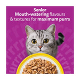 Whiskas 7+ senior wet cat food poultry feasts in jelly, imported from the UK