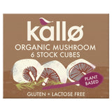 Kallo mushroom stock cubes 6 x 11g, UK version