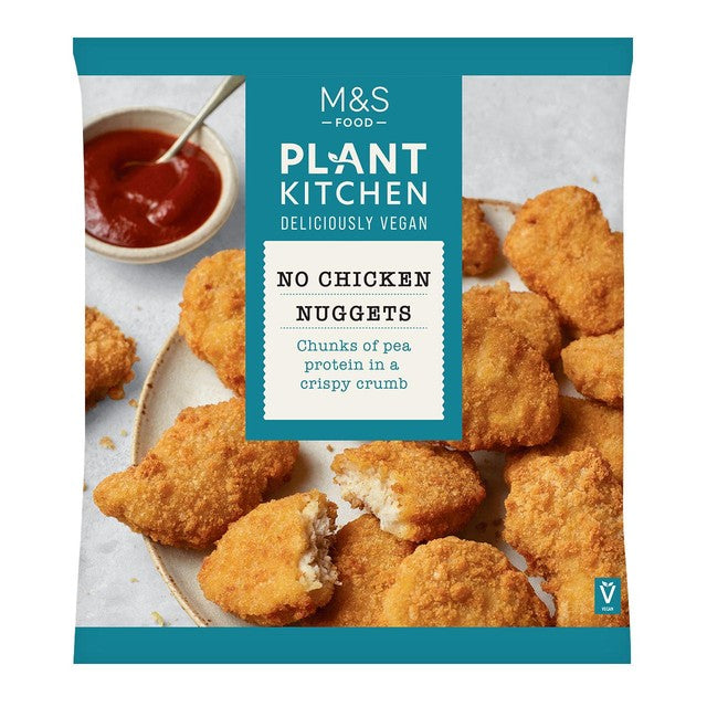 M&S Plant Kitchen Vegan No Chicken Nuggets 300g, imported from the UK