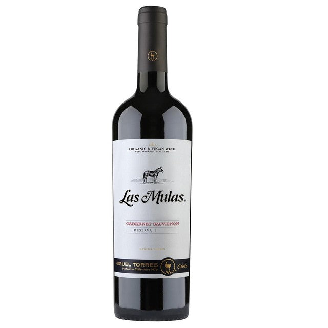Las Mulas Organic Cabernet Sauvignon wine 75cl (British brand)