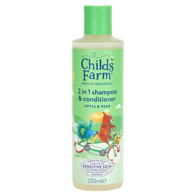M&S Childs Farm Apfel & Birne 2-in-1 Shampoo & Conditioner für Kinder, 250ml - Jetzt bei McGrocer online kaufen