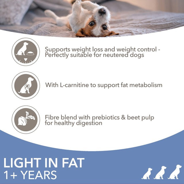 Iams dry dog food light in fat with fresh chicken 2kg, UK version