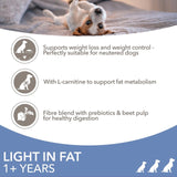 Iams dry dog food light in fat with fresh chicken 2kg, UK version