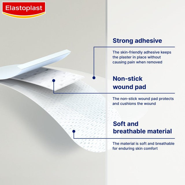 Elastoplast Sensitive Hypoallergenic Plasters 20 Pack - British product