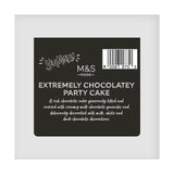 M&S milk chocolate party cake 1.45kg, imported from the UK