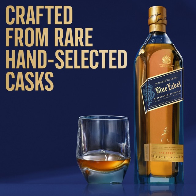 Johnnie Walker Blue Label Blended Scotch Whisky 70cl, UK version