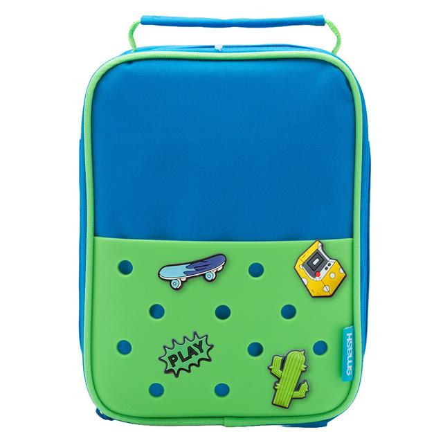 Smash Blue Green Charm Lunch Bag