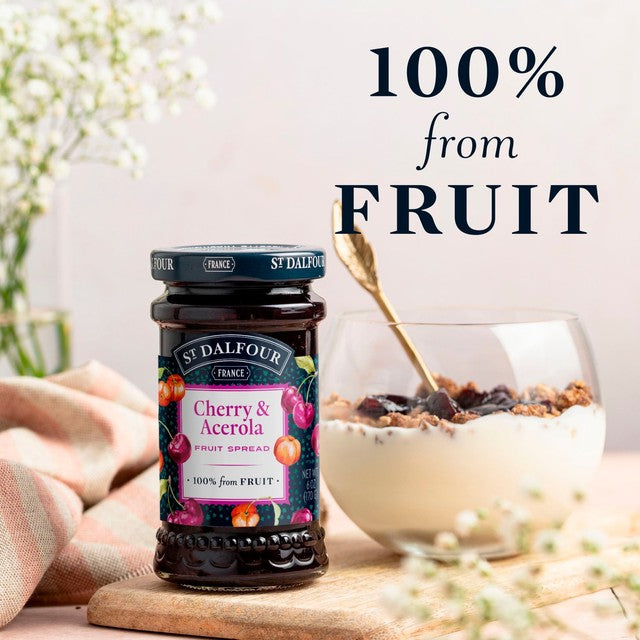 St Dalfour cherry and acerola fruit spread 170g (British brand)